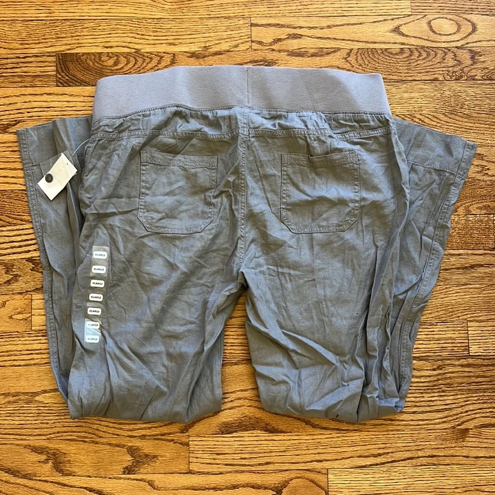 NWT Motherhood Maternity linen blend pants - Picture 4 of 4